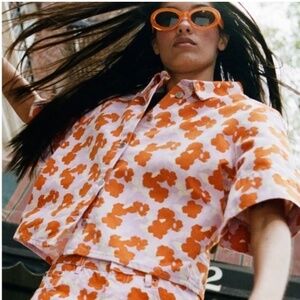 Zara VIRAL floral denim jacket, sold out online